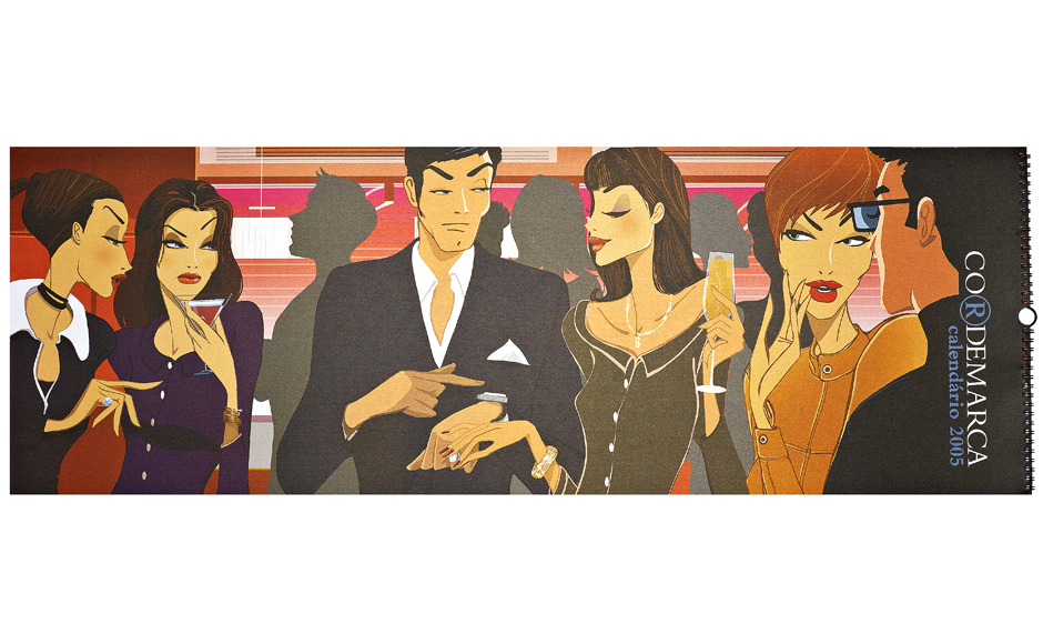 Calendário de parede